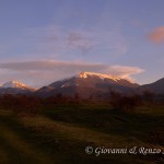 Il Pollino a tramonto