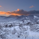 Prime luci sul Monte Pollino