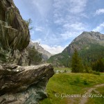 Imboccando la valle di Scerscen